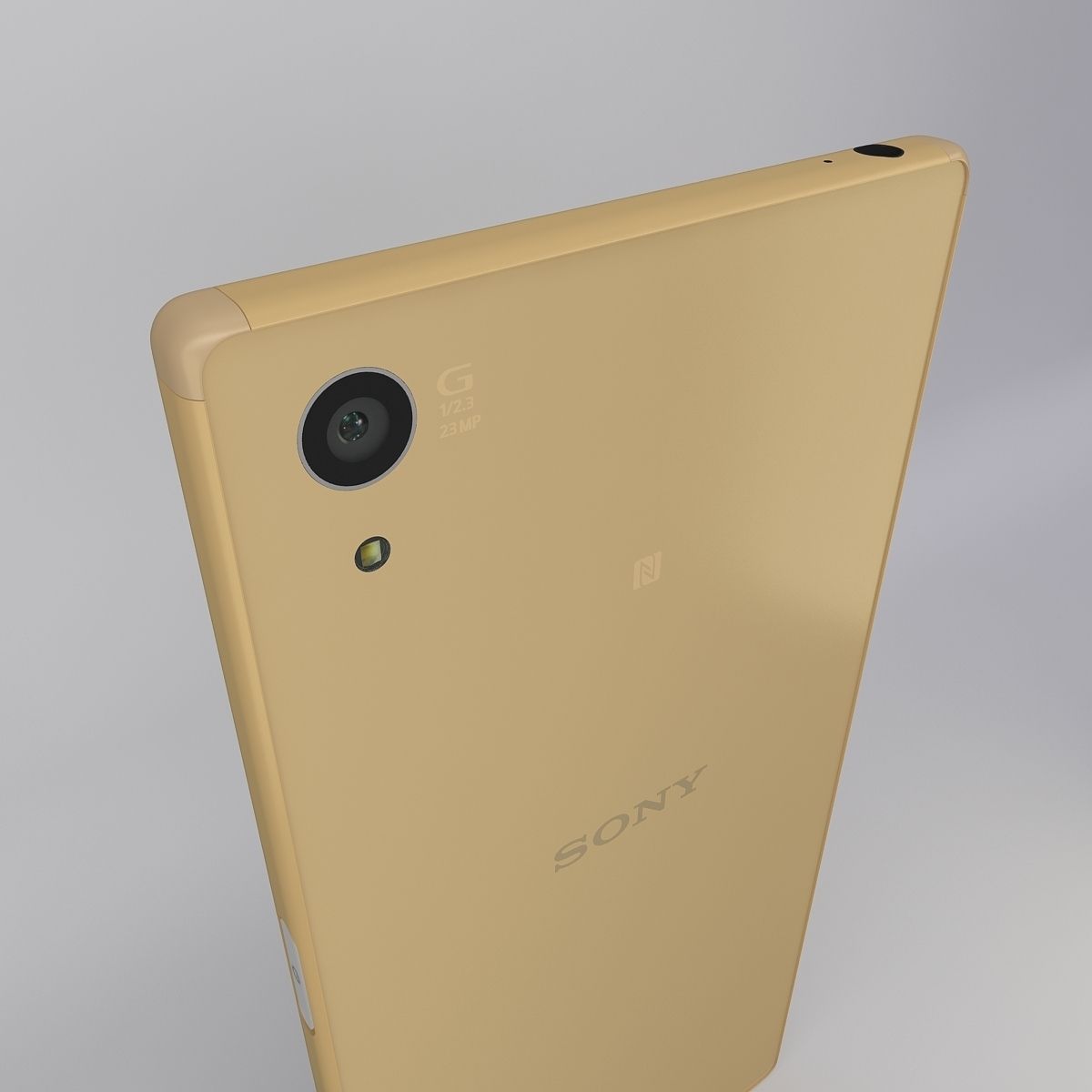 Sony Xperia Z5 Gold 3D model_11