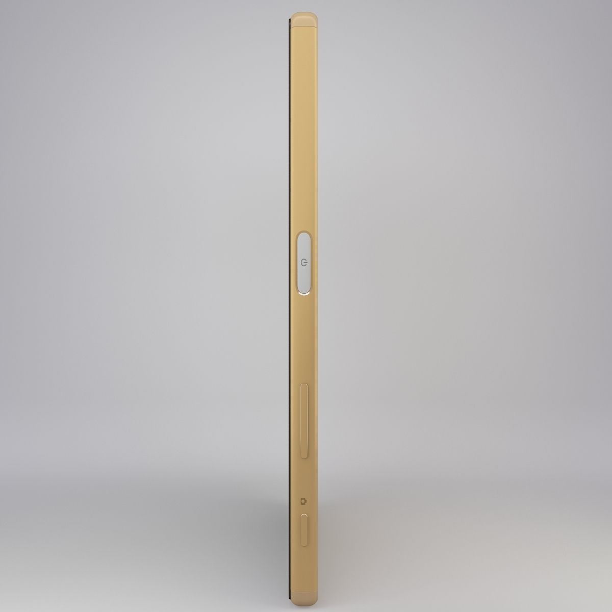 Sony Xperia Z5 Gold 3D model_4