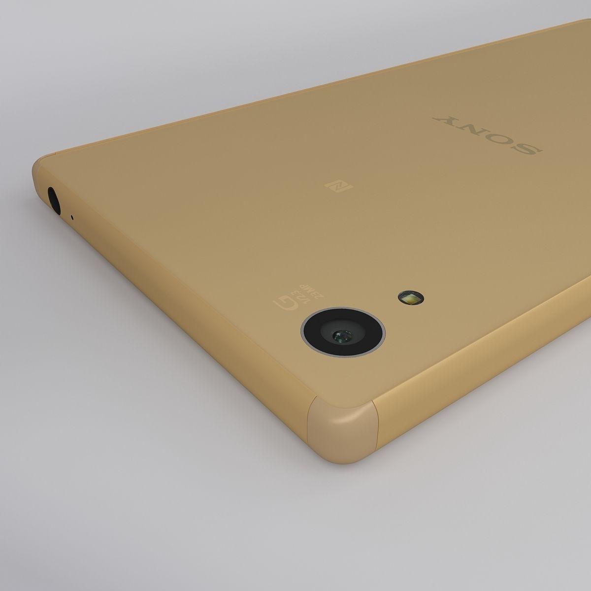 Sony Xperia Z5 Gold 3D model_22