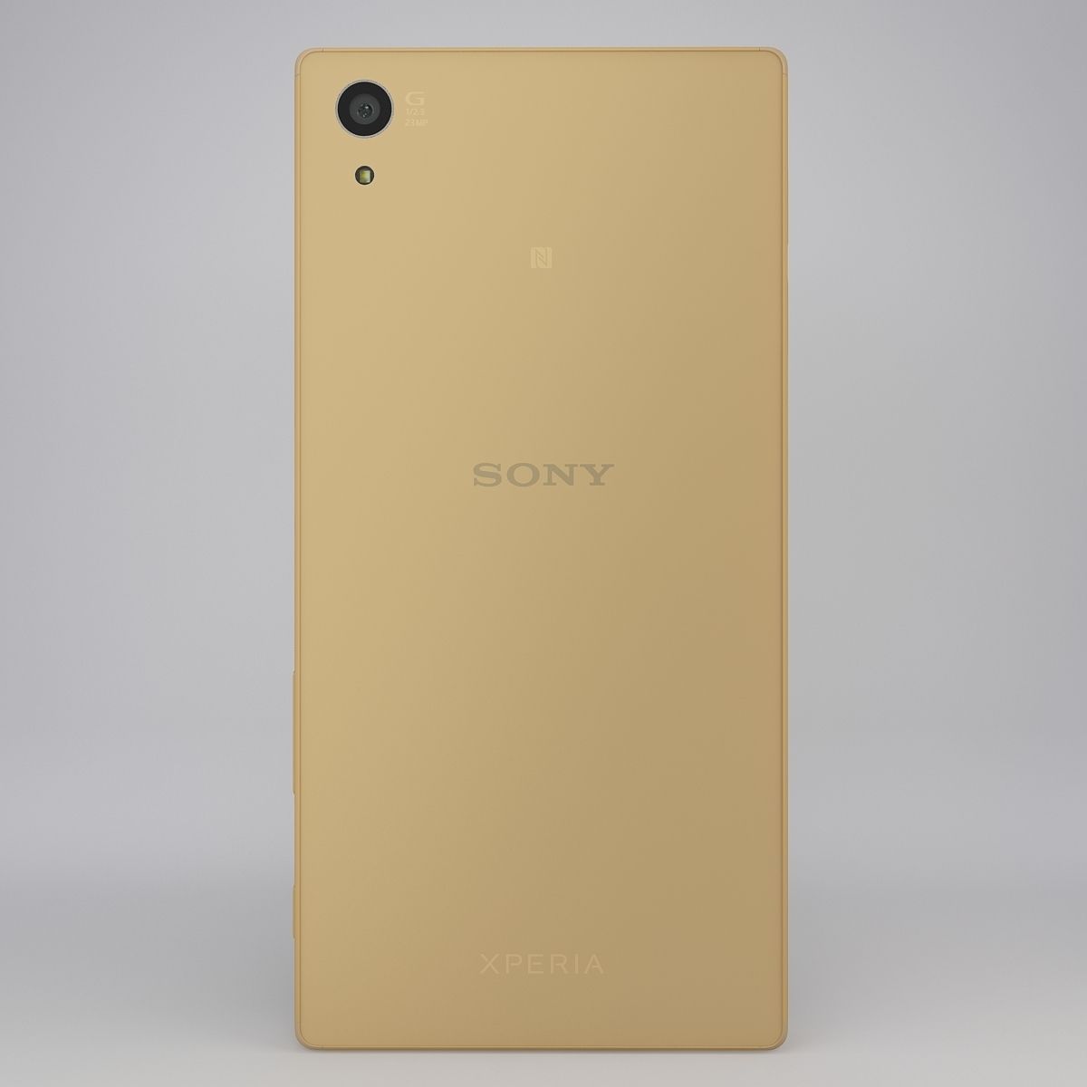 Sony Xperia Z5 Gold 3D model_1