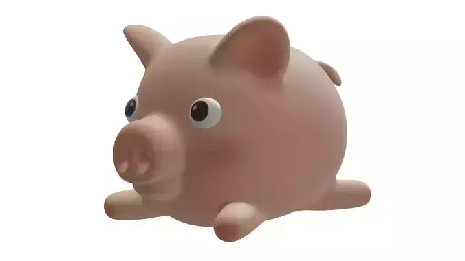 Cute Pig Free 3D model