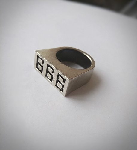Ring 666 Fran Katekyo Hitman Reborn 3D print model