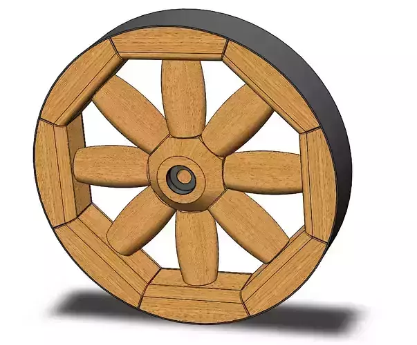 CartWheel wooden wheel
