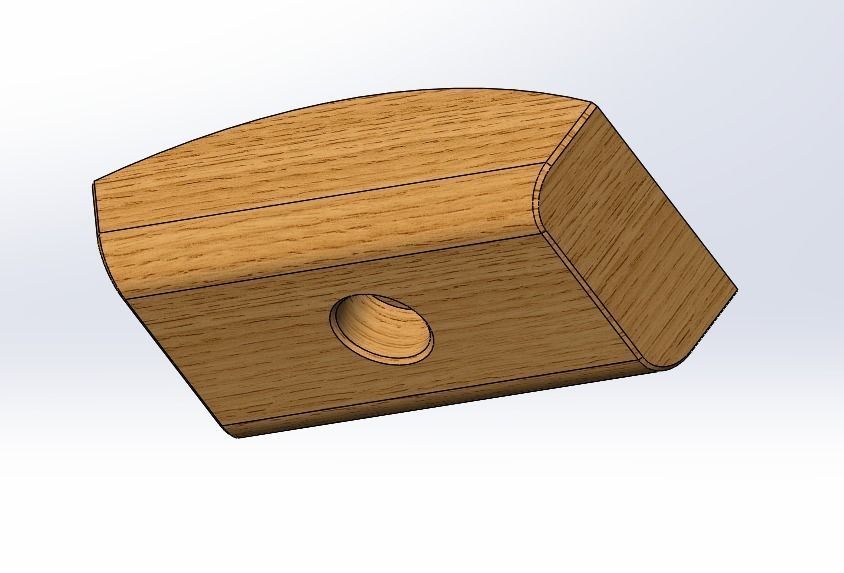 CartWheel wooden wheel 3D print model_3