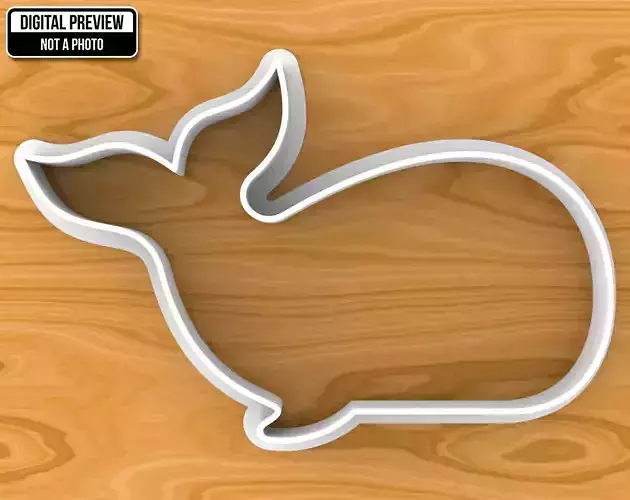 Whale Cookie Cutter