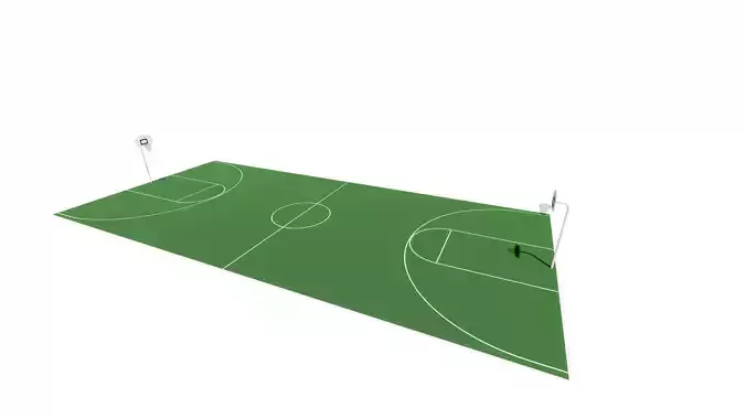 Parametric Basketball Full and Half Court