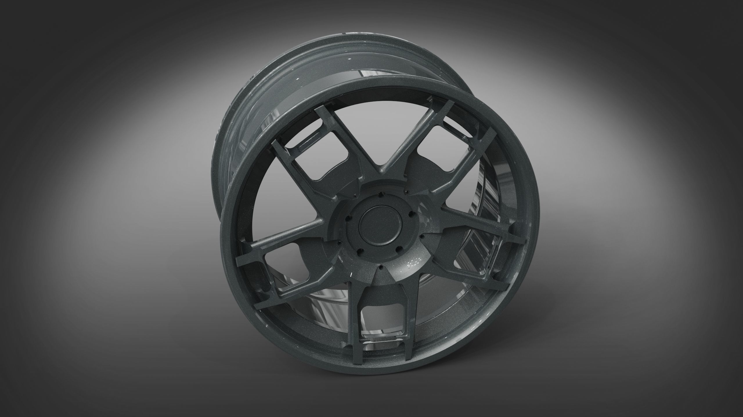 wheels rims car  3D model_5
