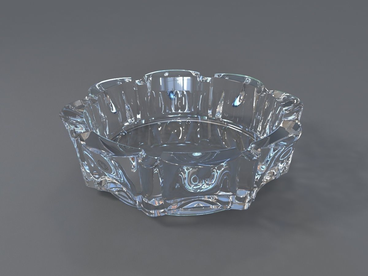 Decorative Ashtray  3D print model_2