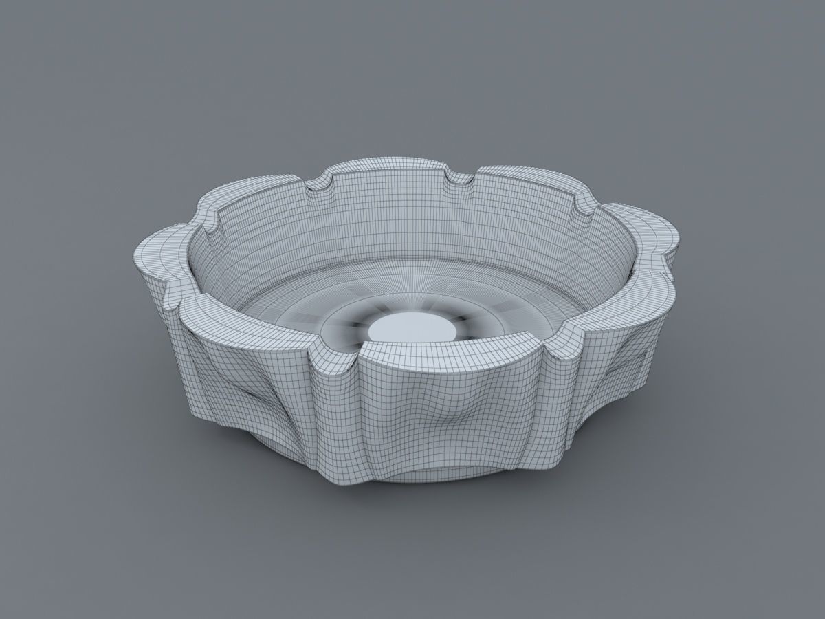 Decorative Ashtray  3D print model_1
