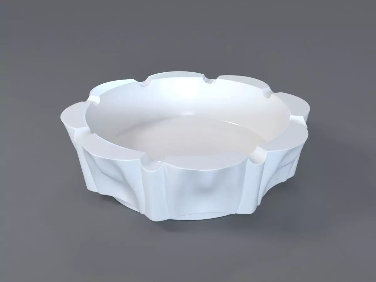 Decorative Ashtray  3D print model_0
