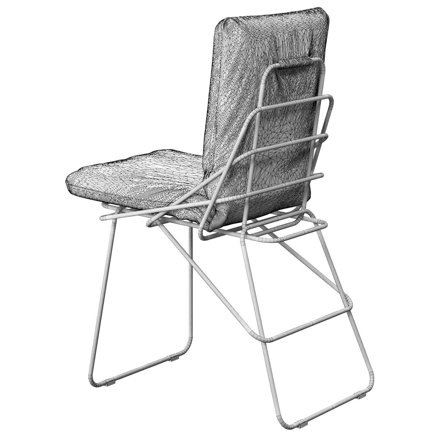Sof sof chair Frate table by Driade 3D model_15
