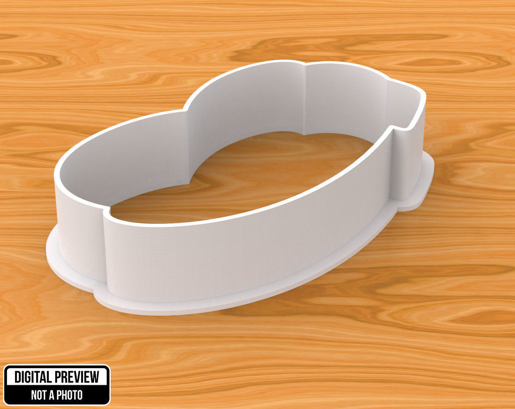 Mickey Mouse Shoe Boot Cookie Cutter 3D model 3D printable | CGTrader