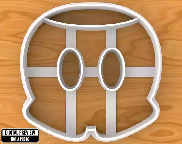 Mickey Mouse Pants Cookie Cutter 3D print model