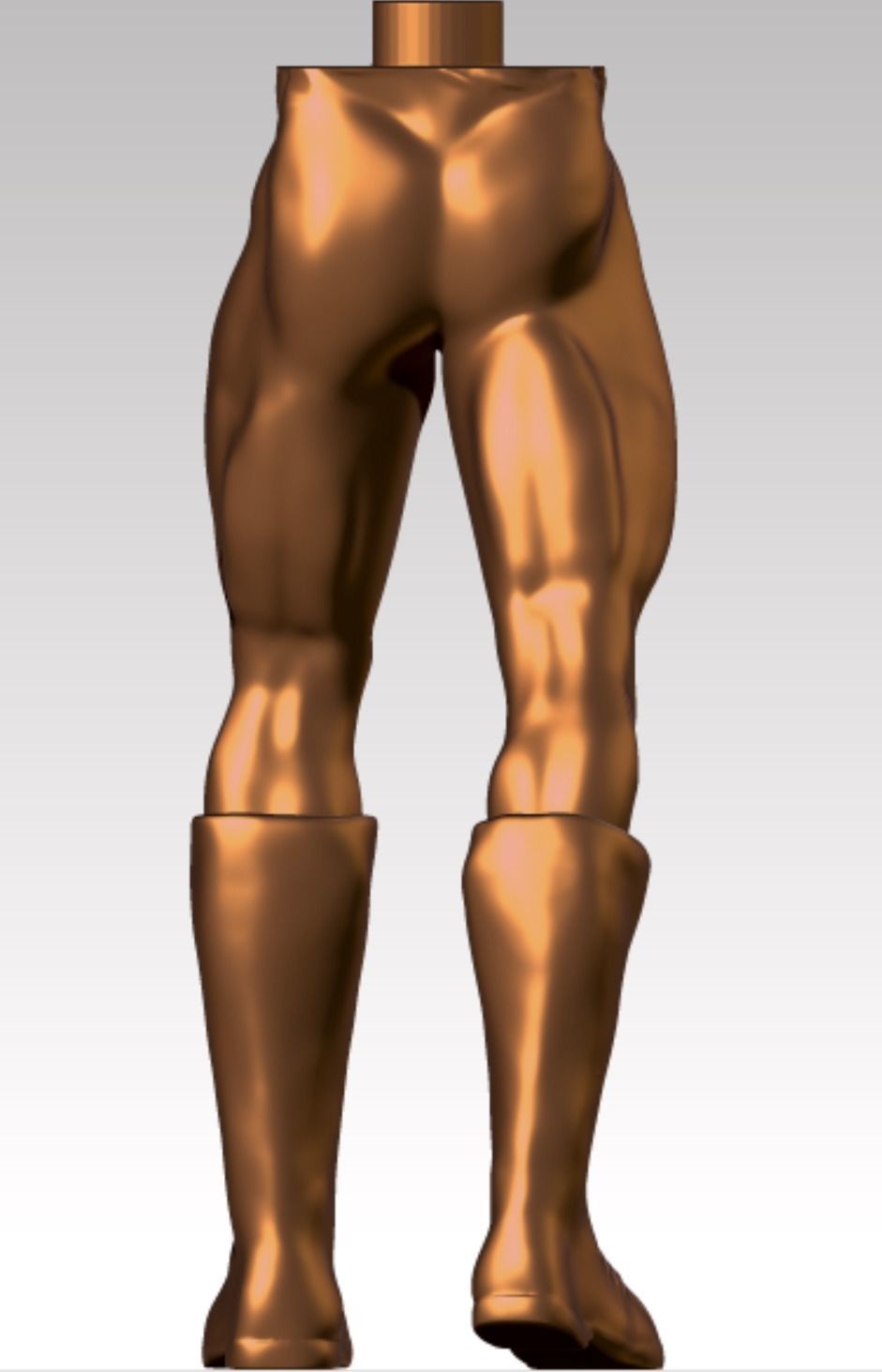 Saitama statue of man with cape 3D print model_7