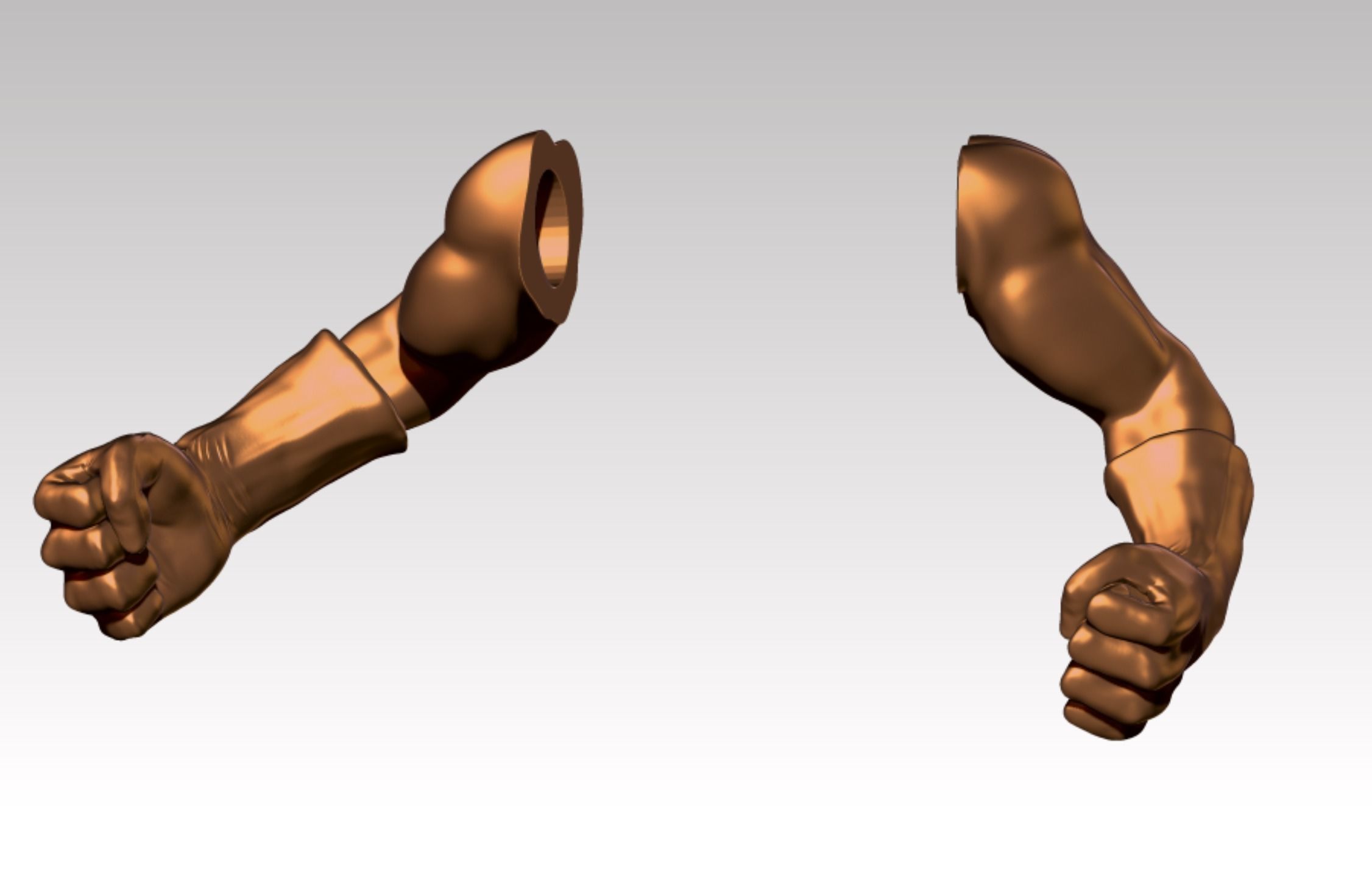 Saitama statue of man with cape 3D print model_1