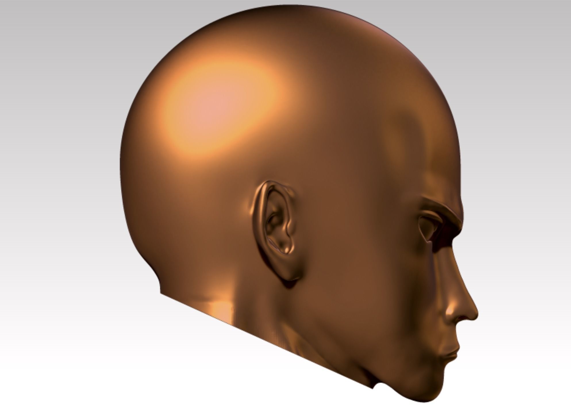 Saitama statue of man with cape 3D print model_9