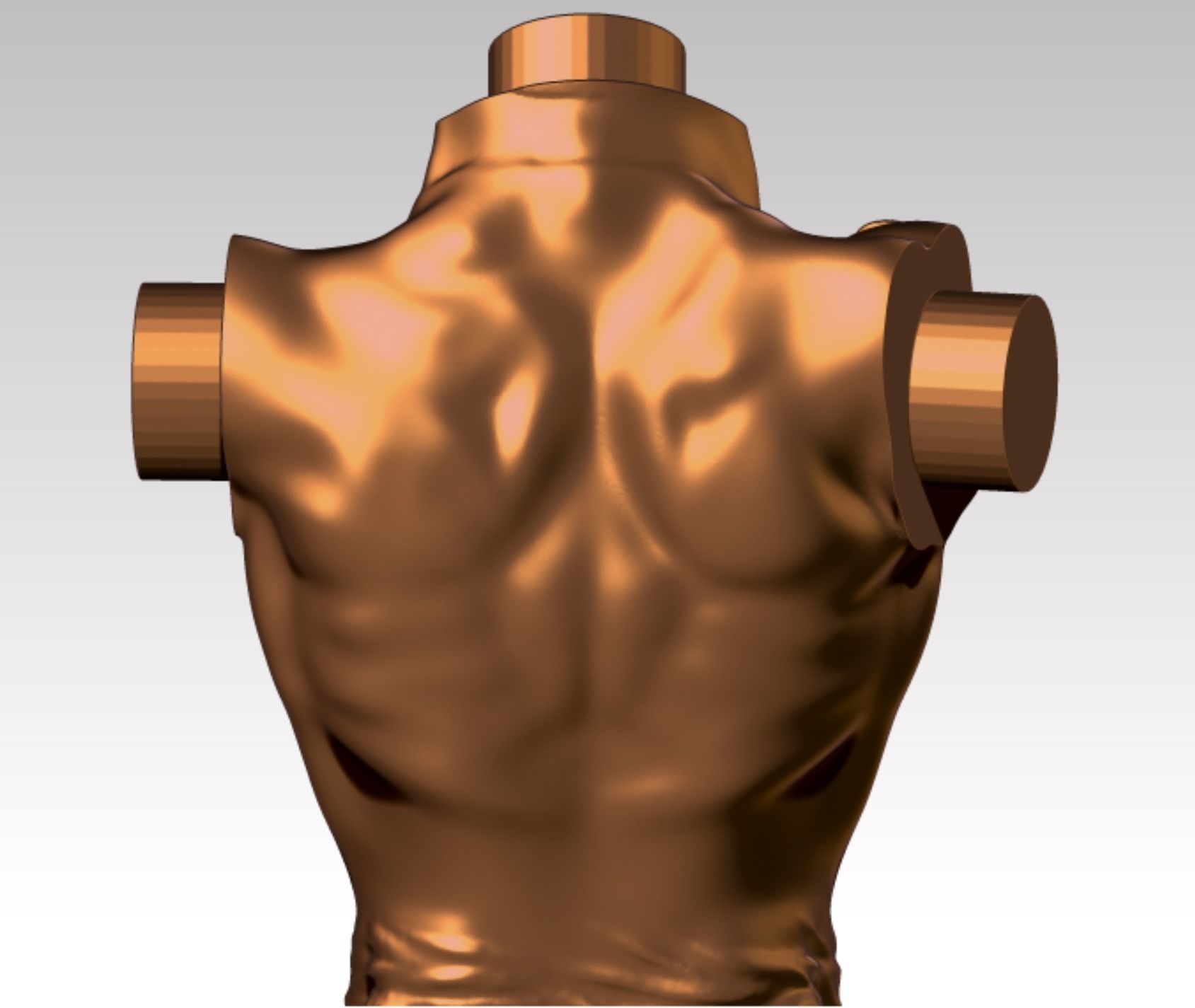 Saitama statue of man with cape 3D print model_12