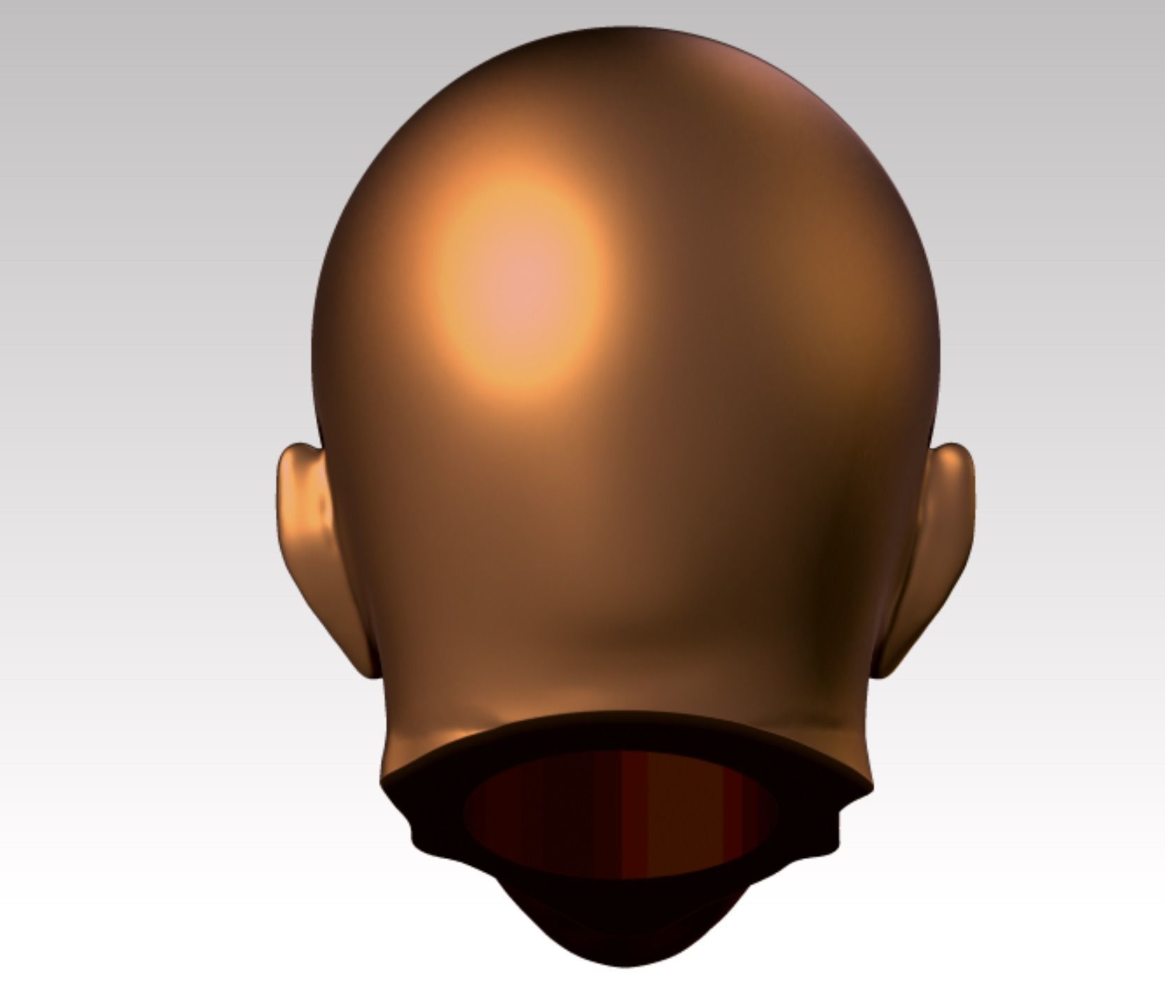 Saitama statue of man with cape 3D print model_11