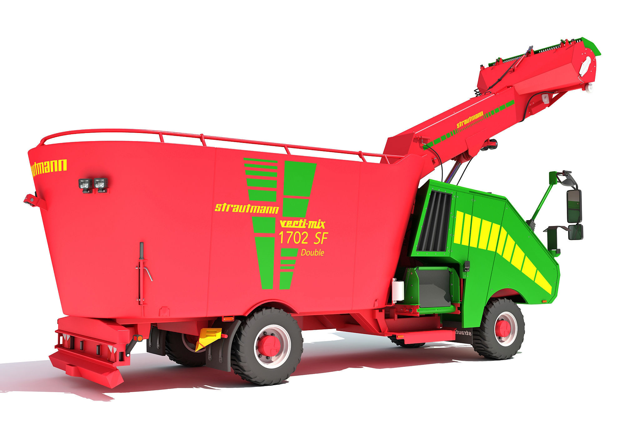 Strautmann Fodder Mixing Wagon Truck 3D model_6