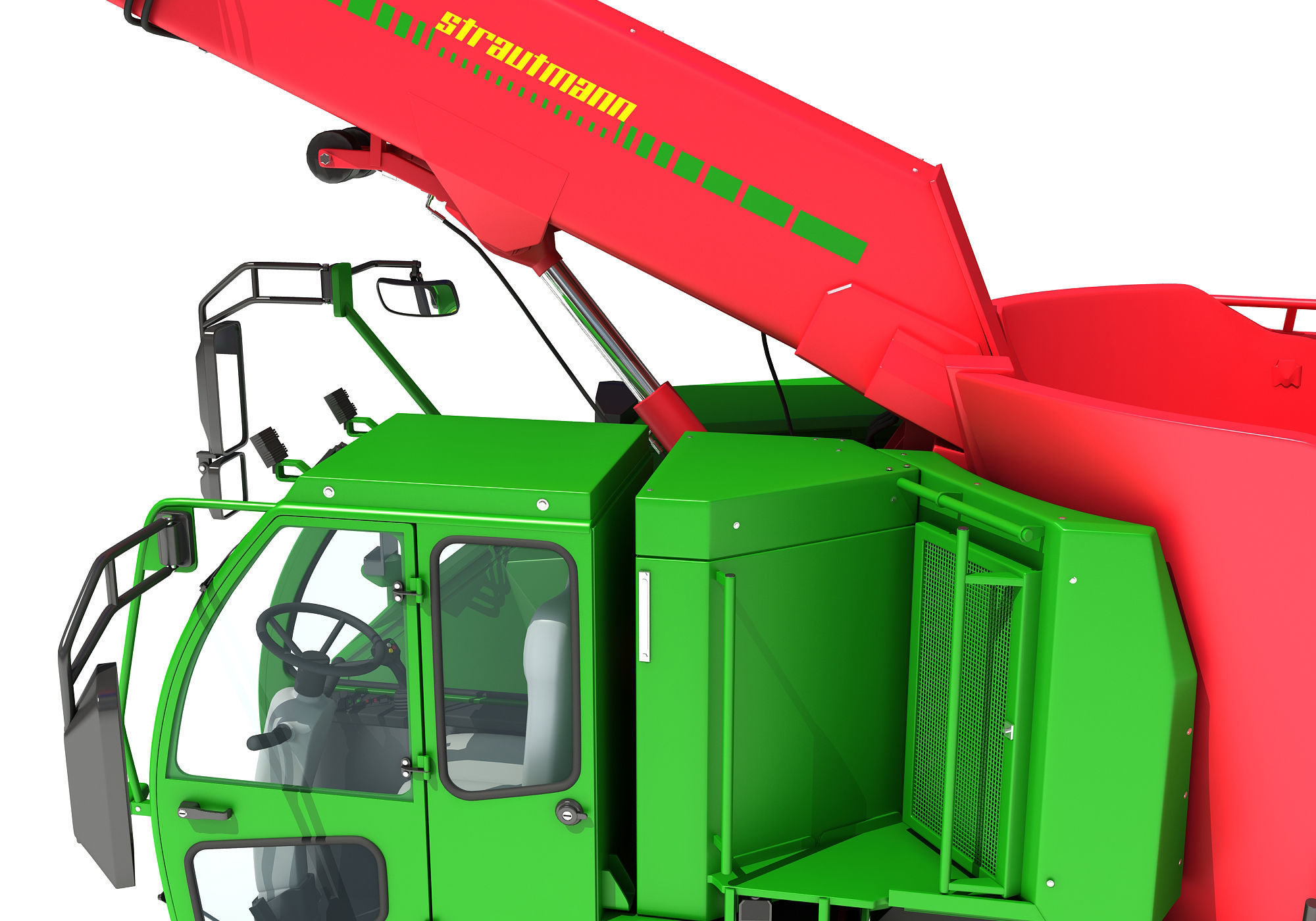 Strautmann Fodder Mixing Wagon Truck 3D model_12