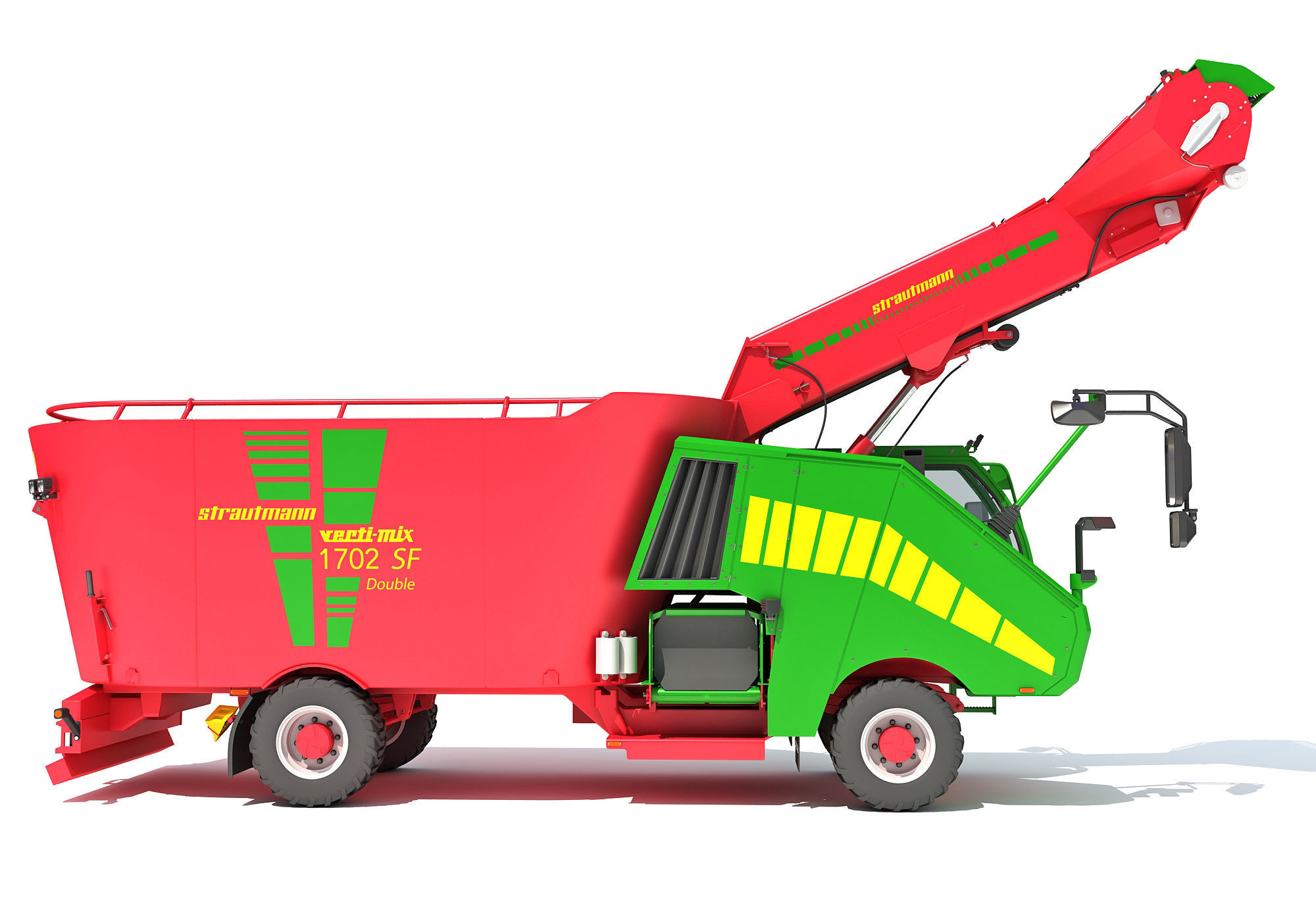 Strautmann Fodder Mixing Wagon Truck 3D model_8