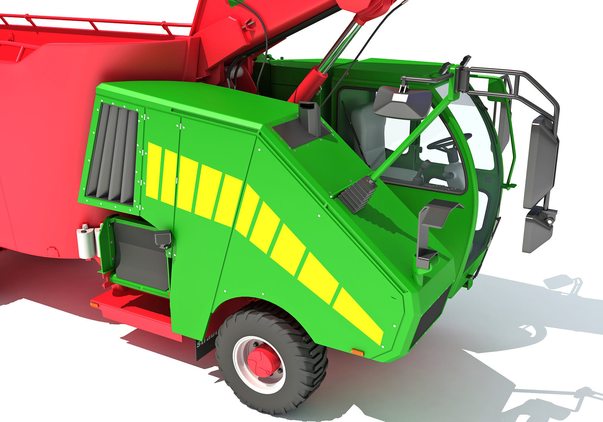 Strautmann Fodder Mixing Wagon Truck 3D model_14