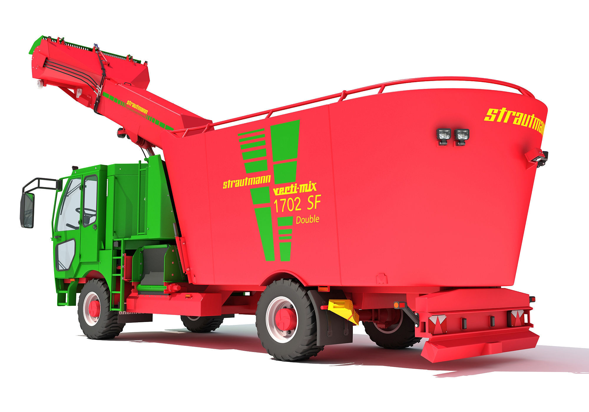 Strautmann Fodder Mixing Wagon Truck 3D model_3