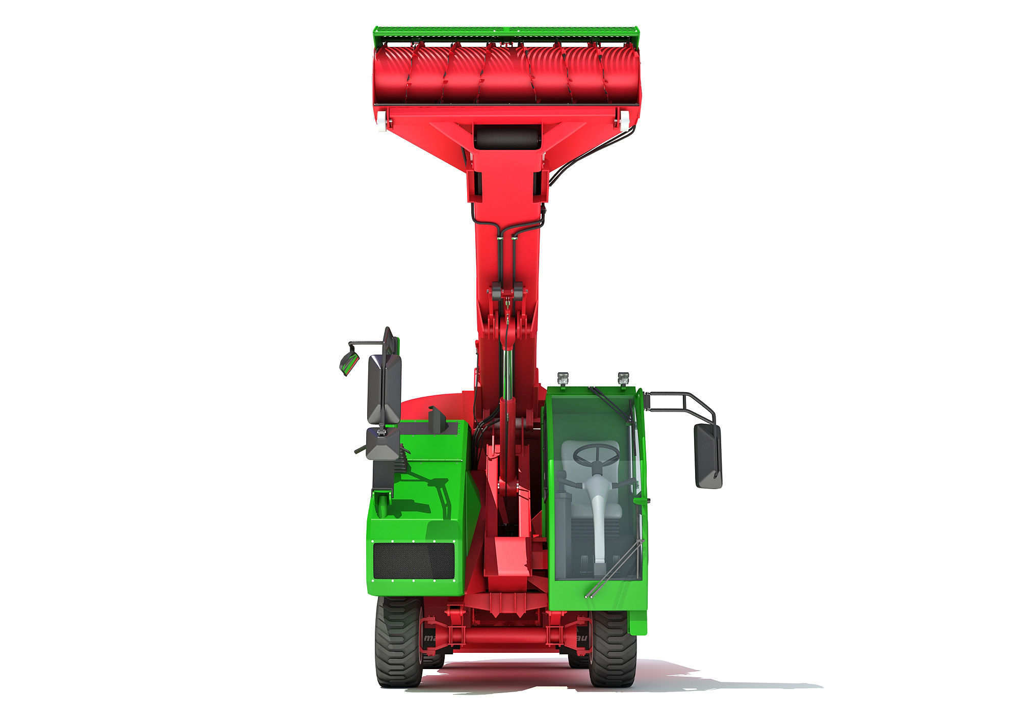 Strautmann Fodder Mixing Wagon Truck 3D model_11