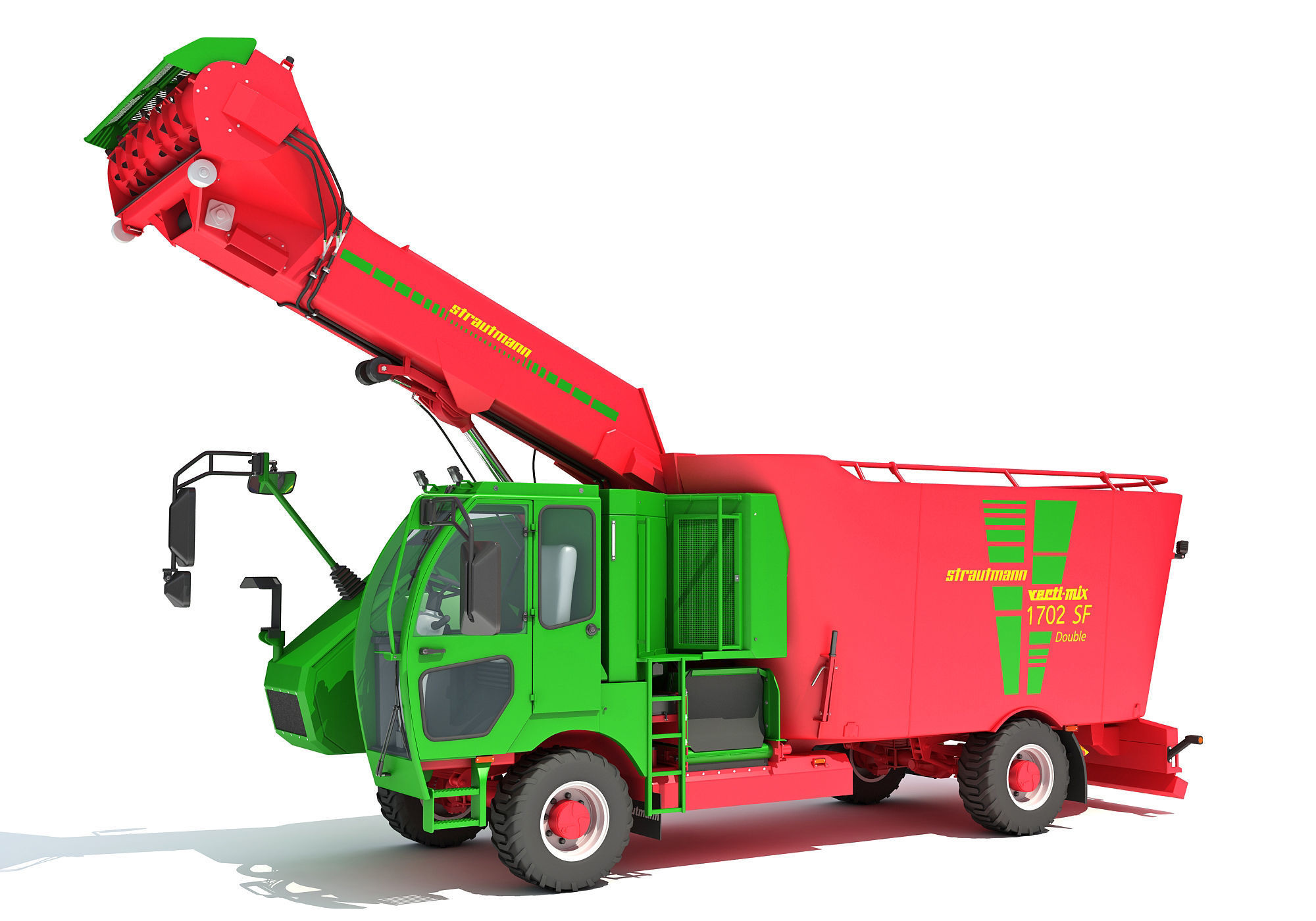 Strautmann Fodder Mixing Wagon Truck 3D model_1