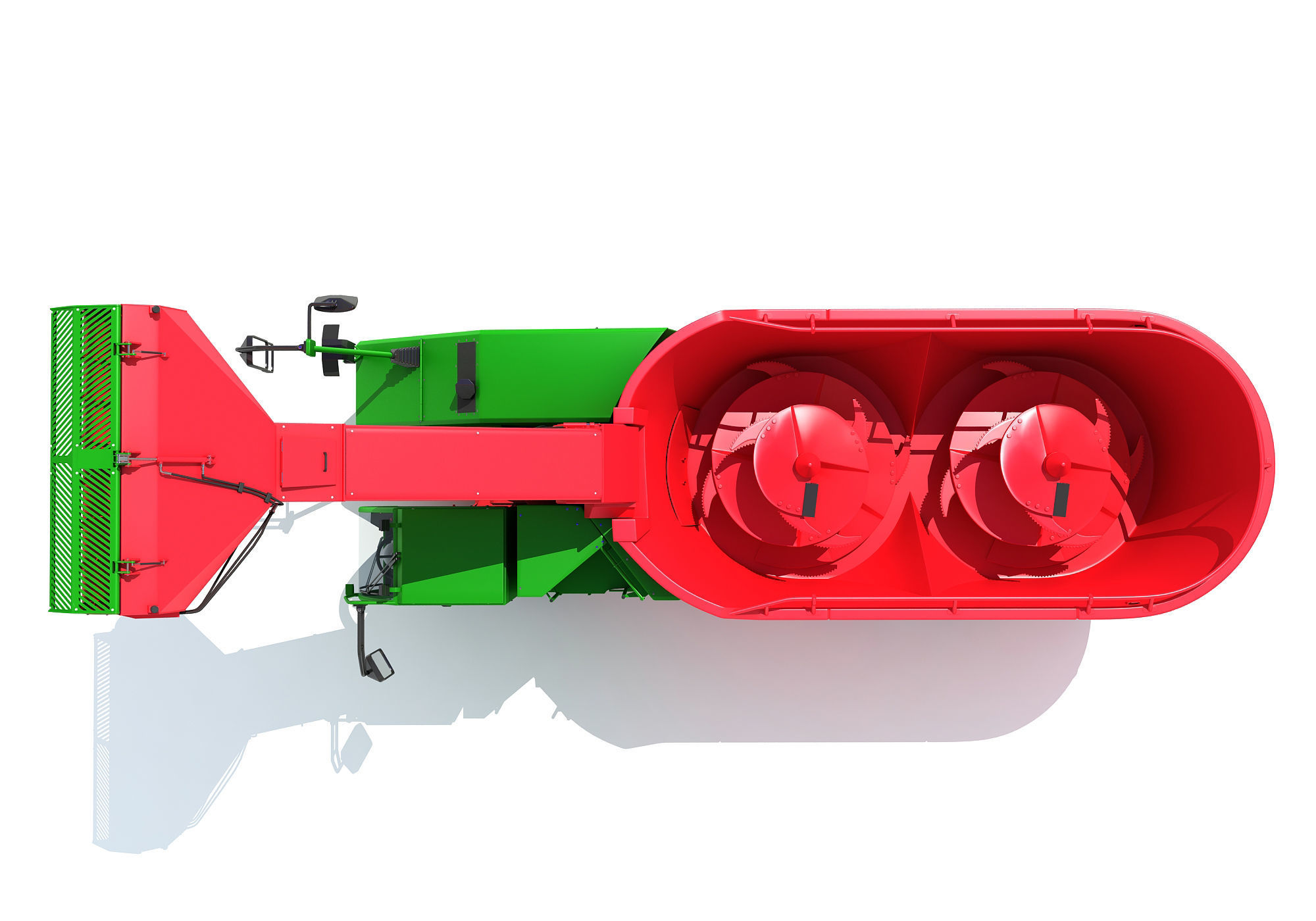 Strautmann Fodder Mixing Wagon Truck 3D model_15