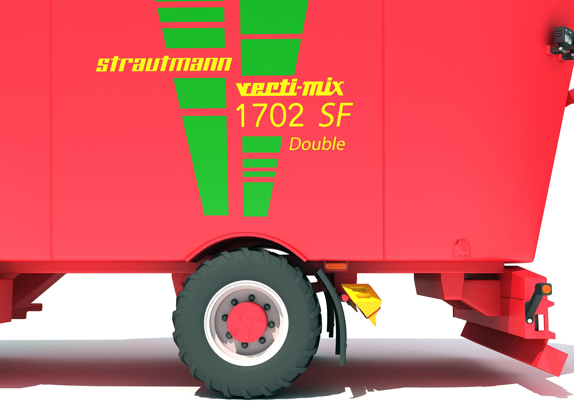 Strautmann Fodder Mixing Wagon Truck 3D model_13