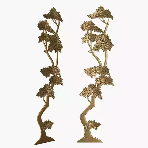 tree bas relief