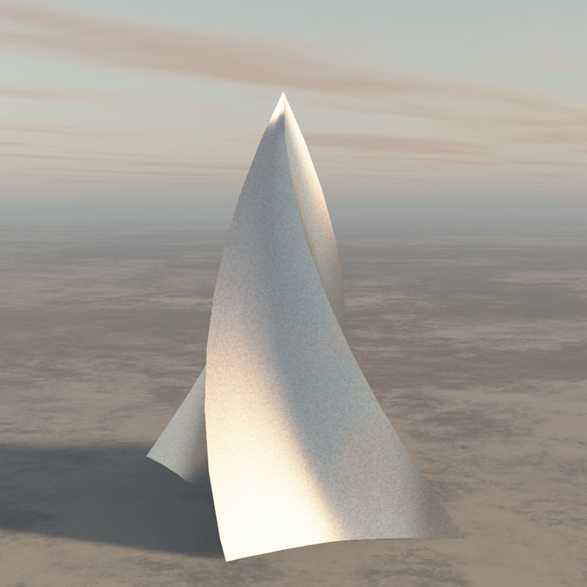 Twisted pyramid 3D model_3