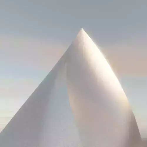 Twisted pyramid 3D model