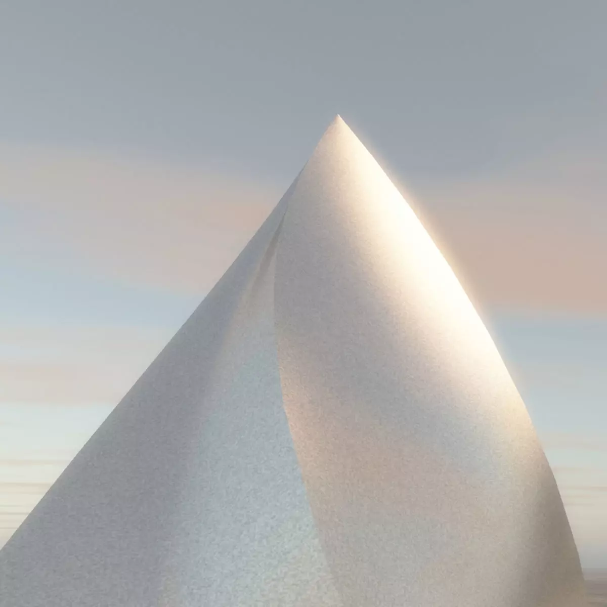 Twisted pyramid 3D model_0