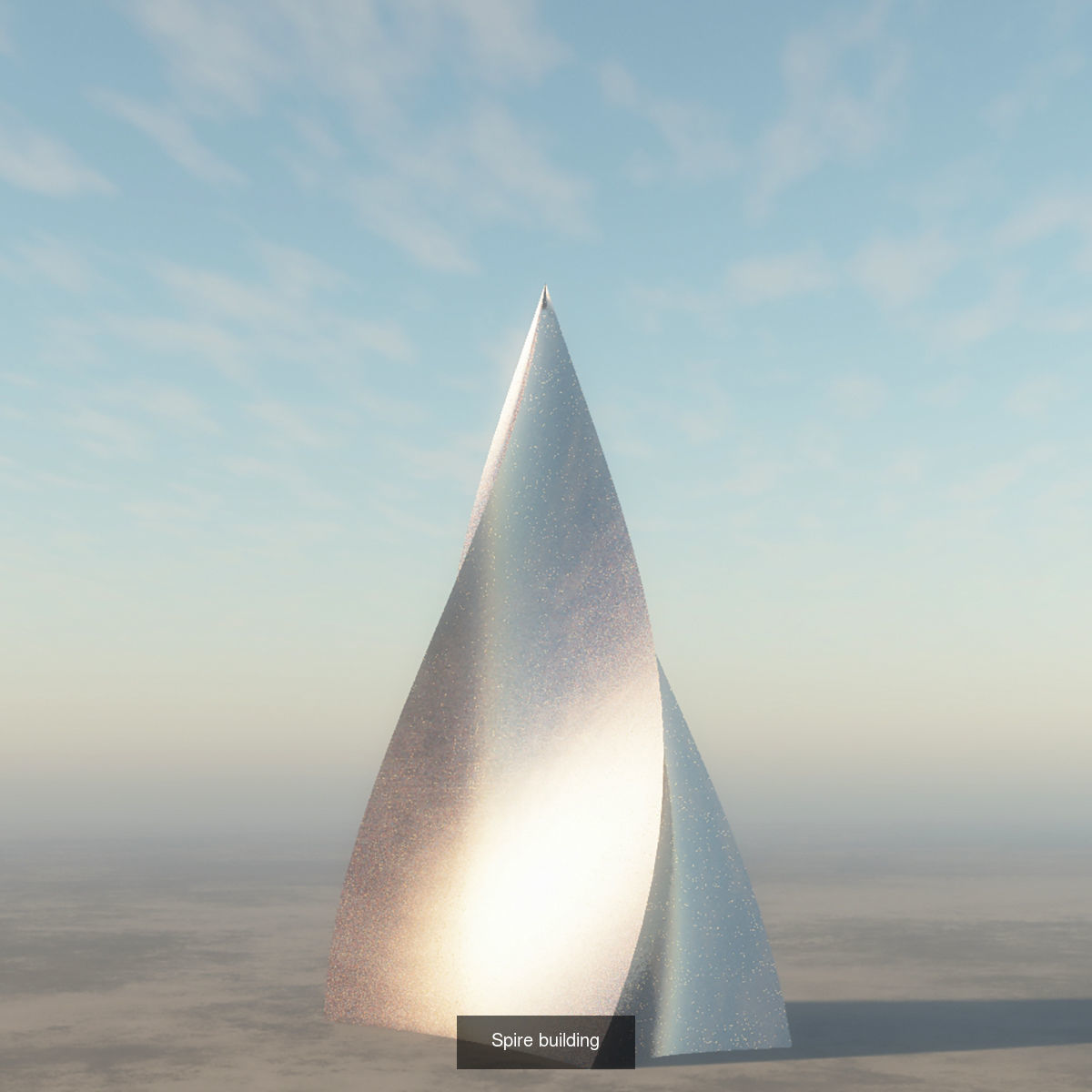 Futuristic Buildings 3D Model Collection_8