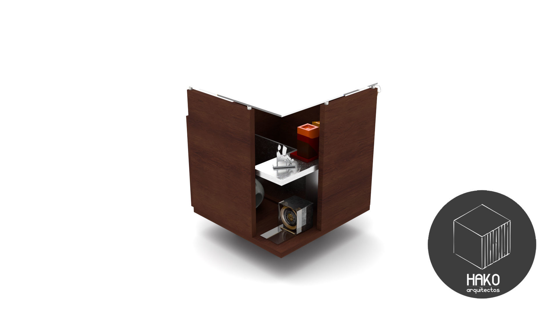 Cubic Table hk Free 3D model_2