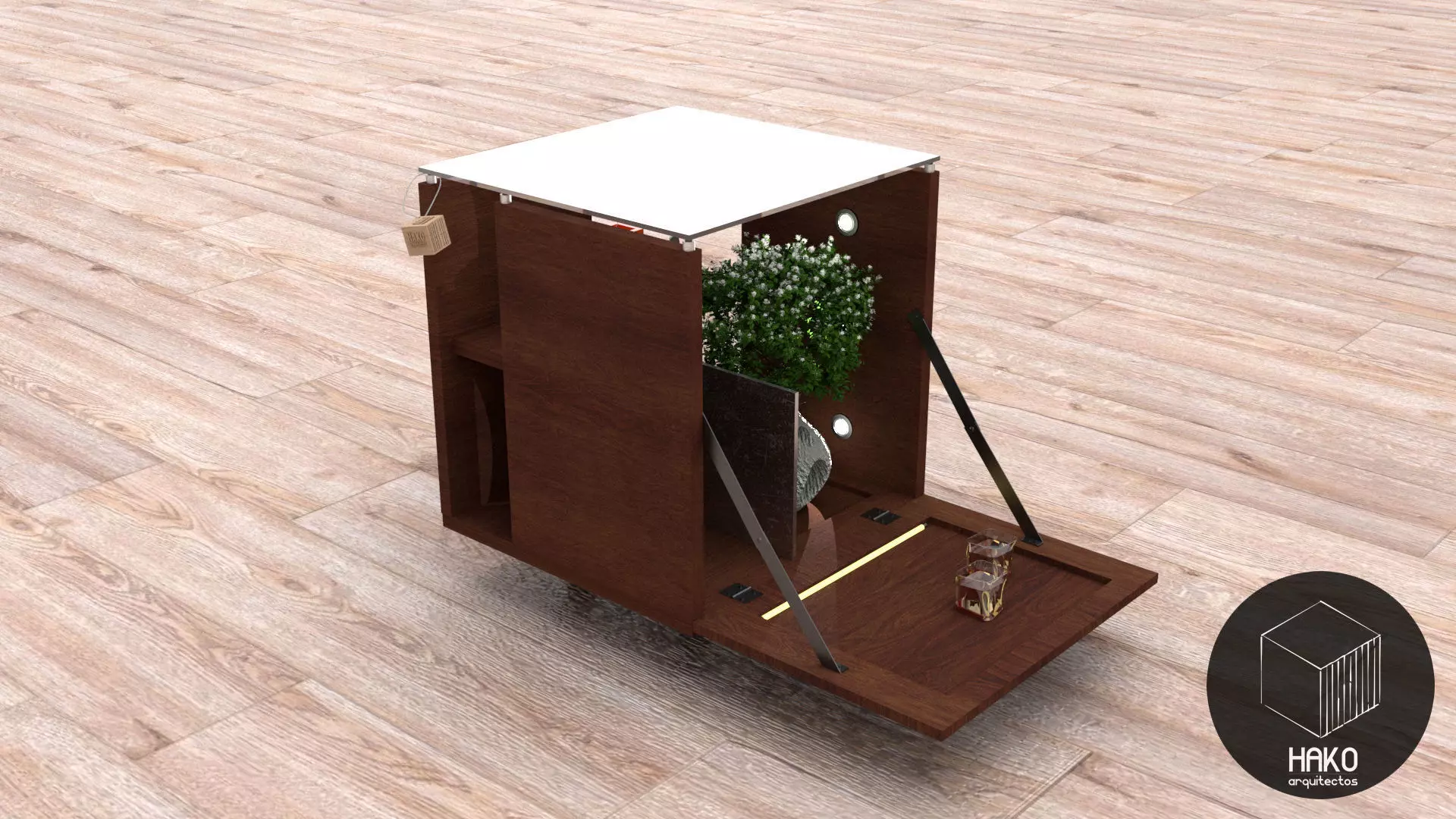 Cubic Table hk Free 3D model_0