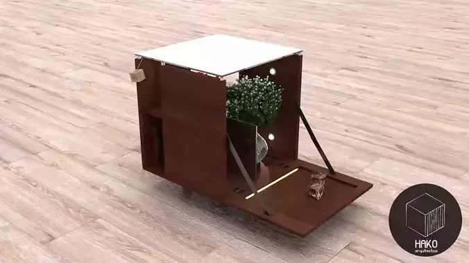 Cubic Table hk Free 3D model Cubic Table hk Free 3D model