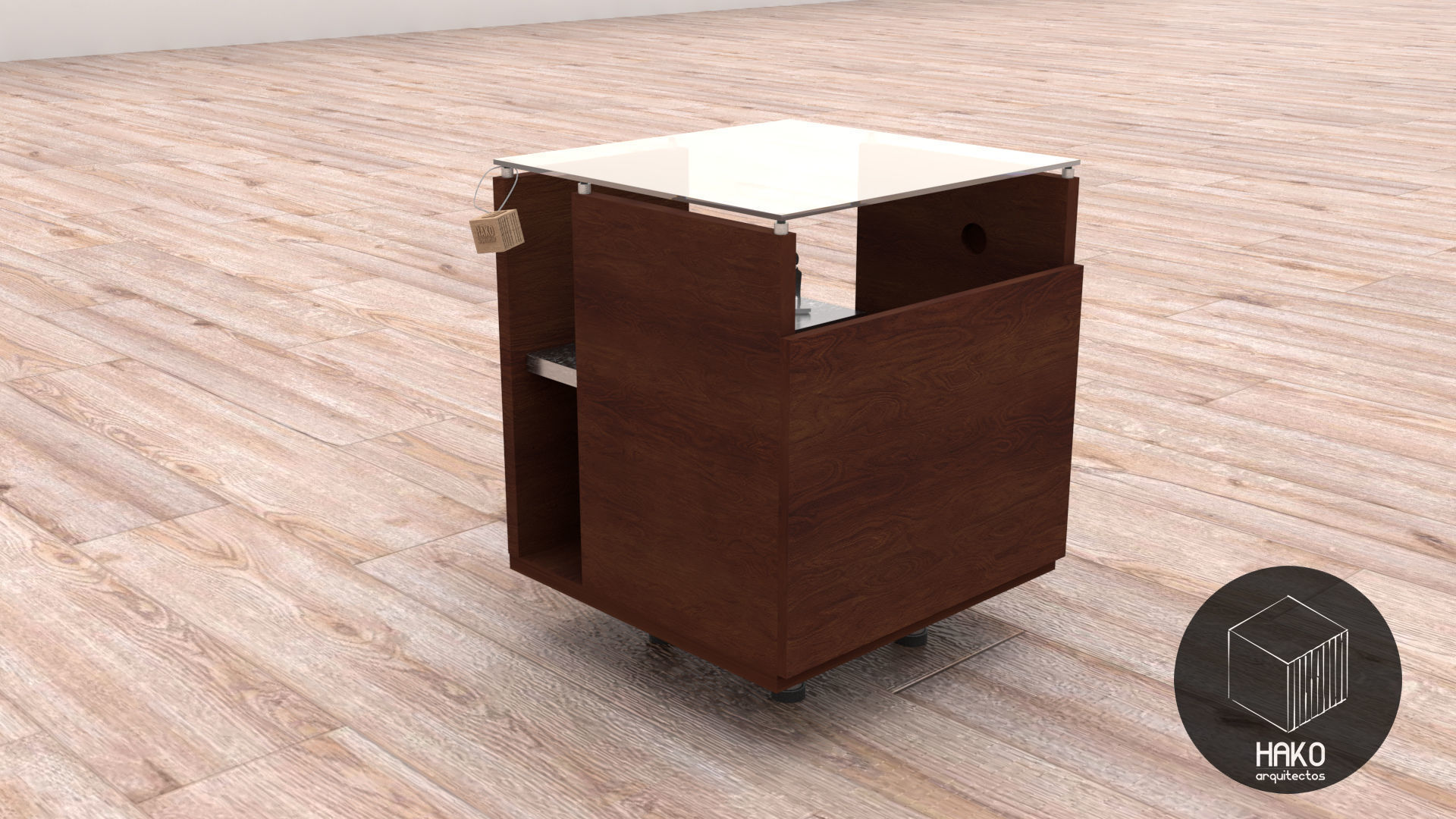 Cubic Table hk Free 3D model_1