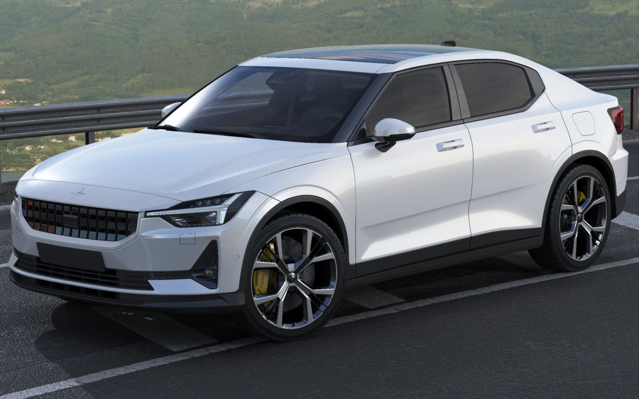 Polestar 2 2020 3D model_14
