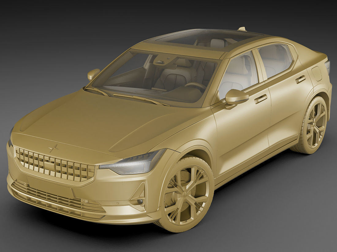 Polestar 2 2020 3D model_16