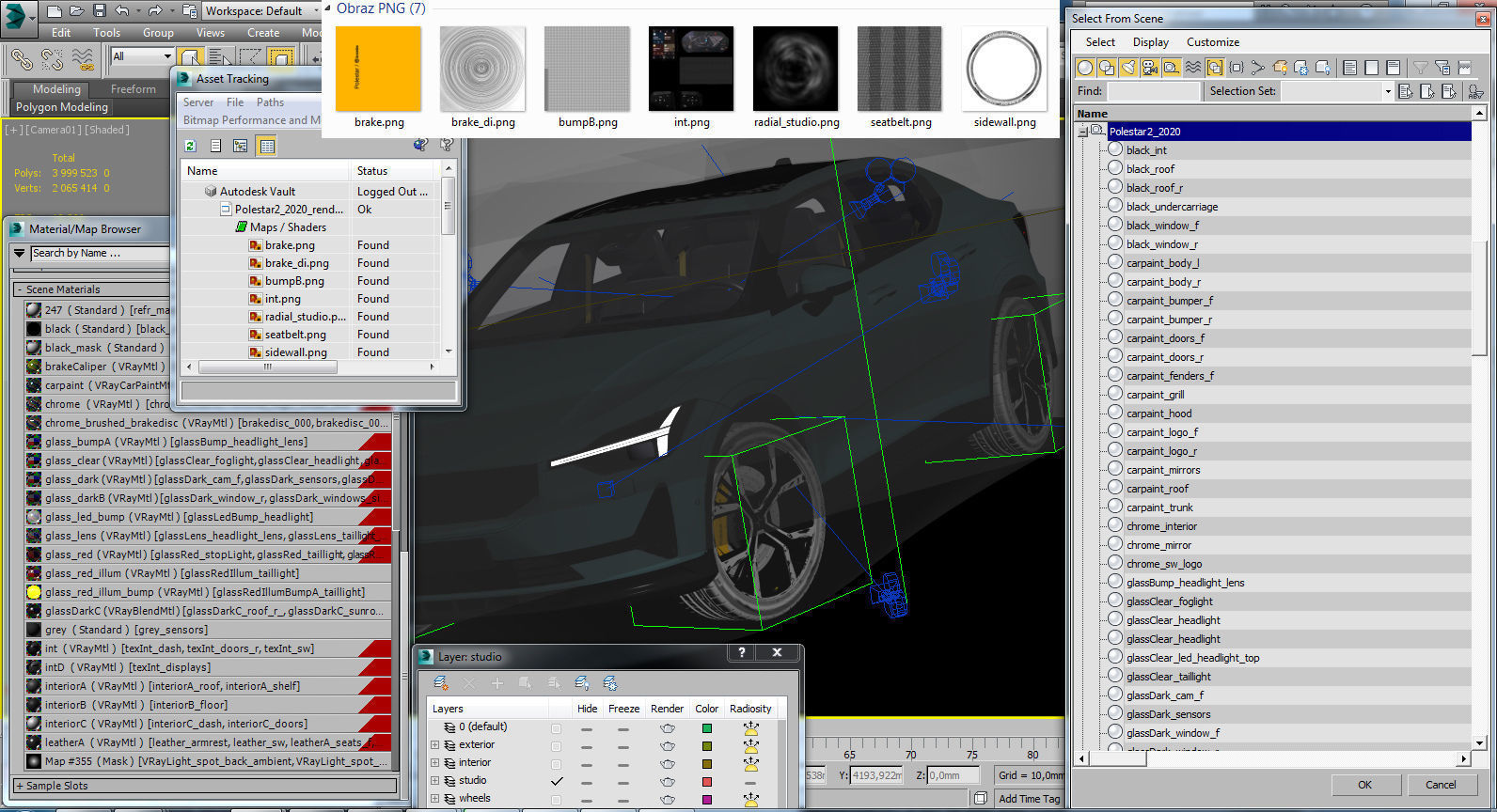 Polestar 2 2020 3D model_23