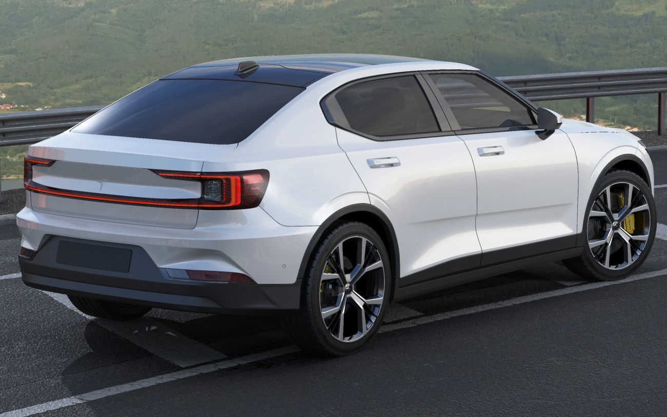 Polestar 2 2020 3D model_15