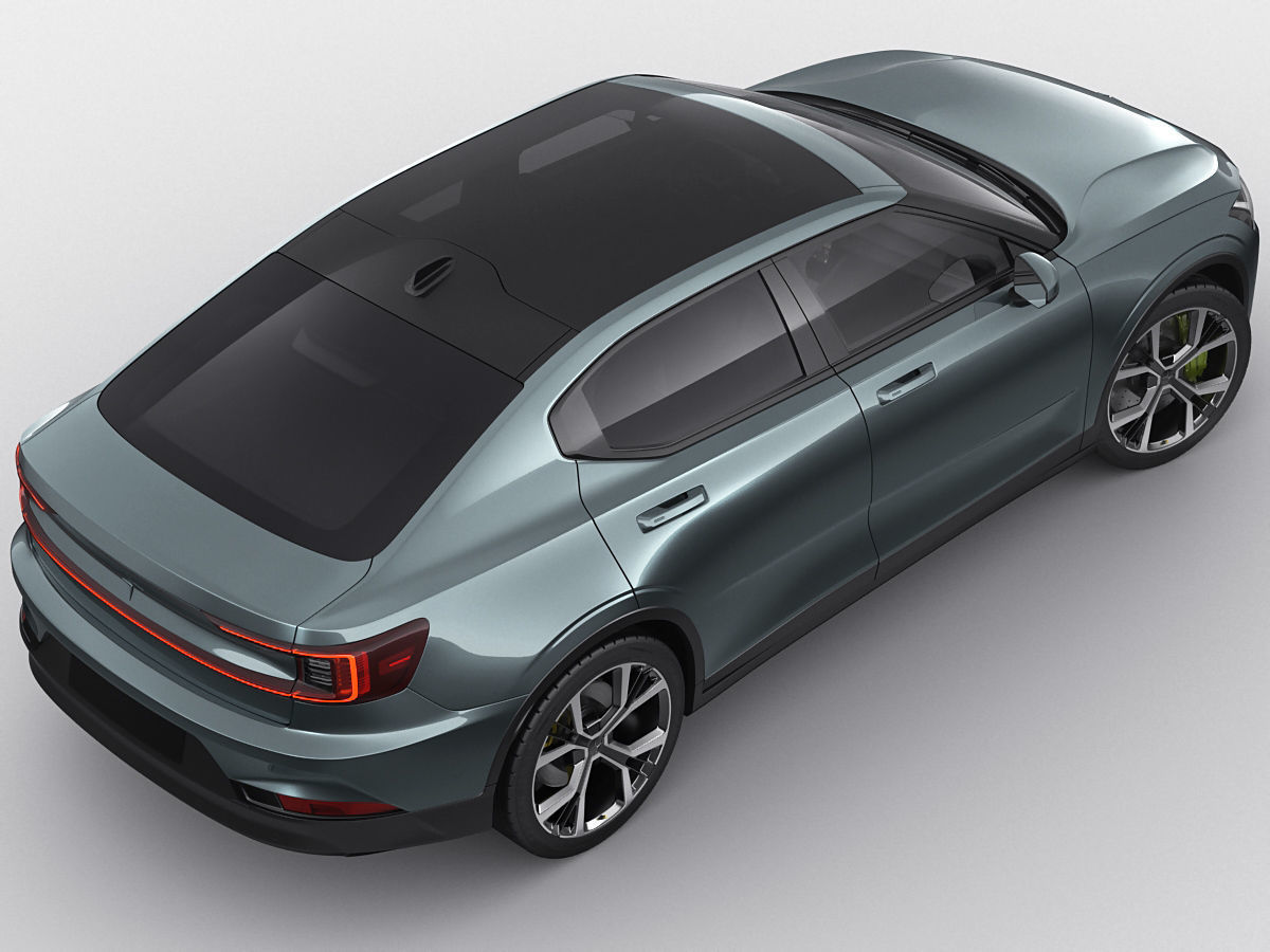 Polestar 2 2020 3D model_6