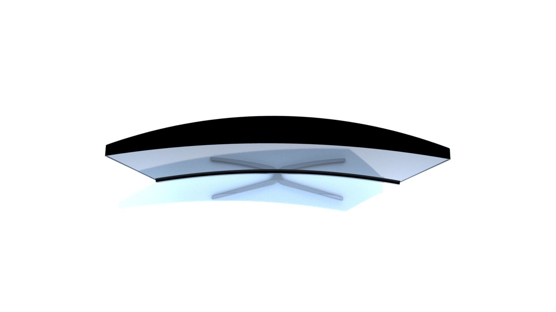 Low Poly Monitor - Curved Free 3D model_4