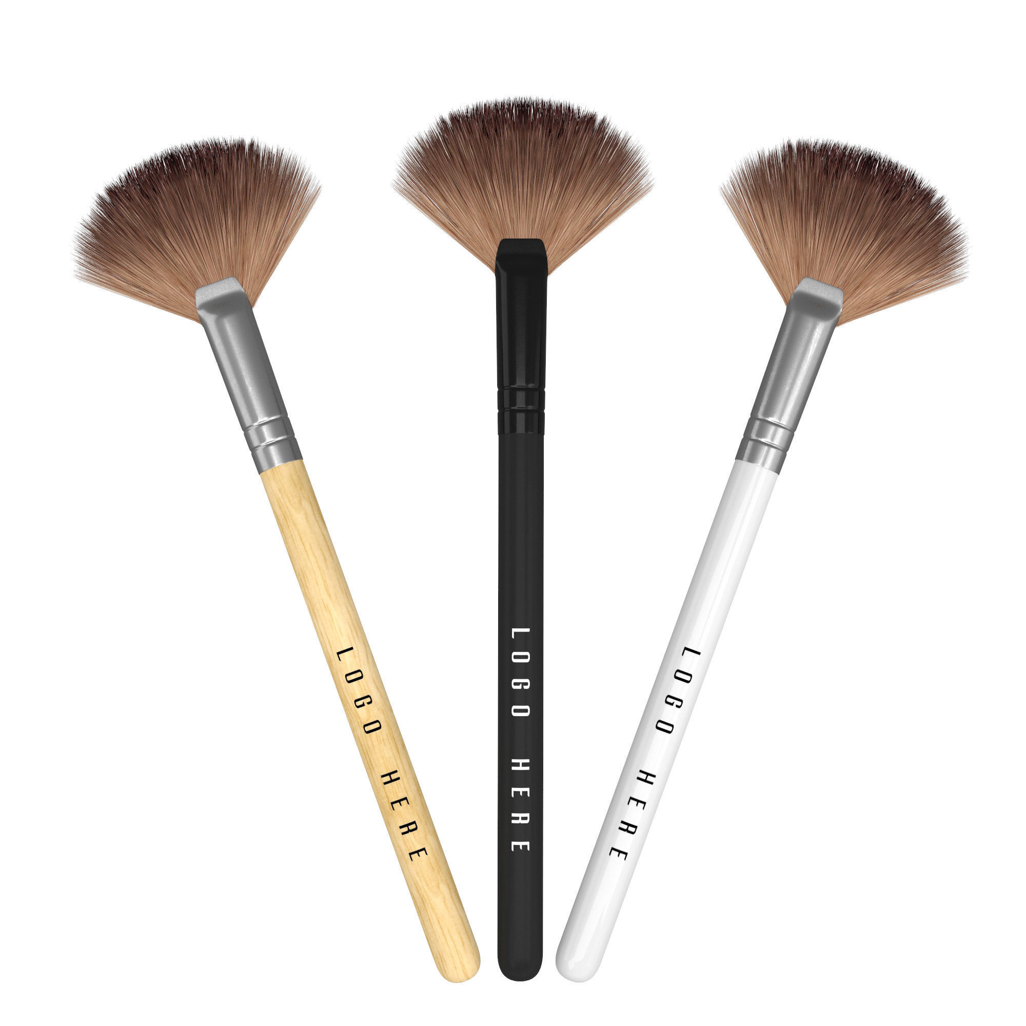 Make Up Brush Set 3D model 3D model_6
