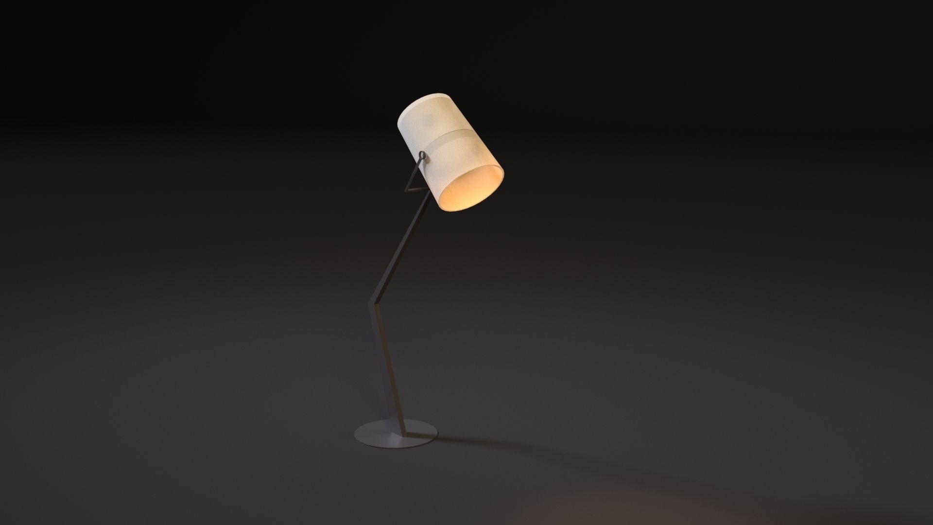 floor lamp 3D model_1