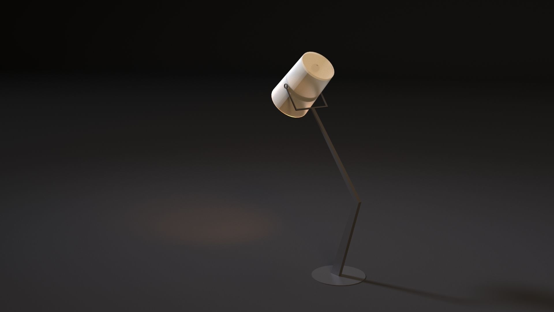 floor lamp 3D model_3