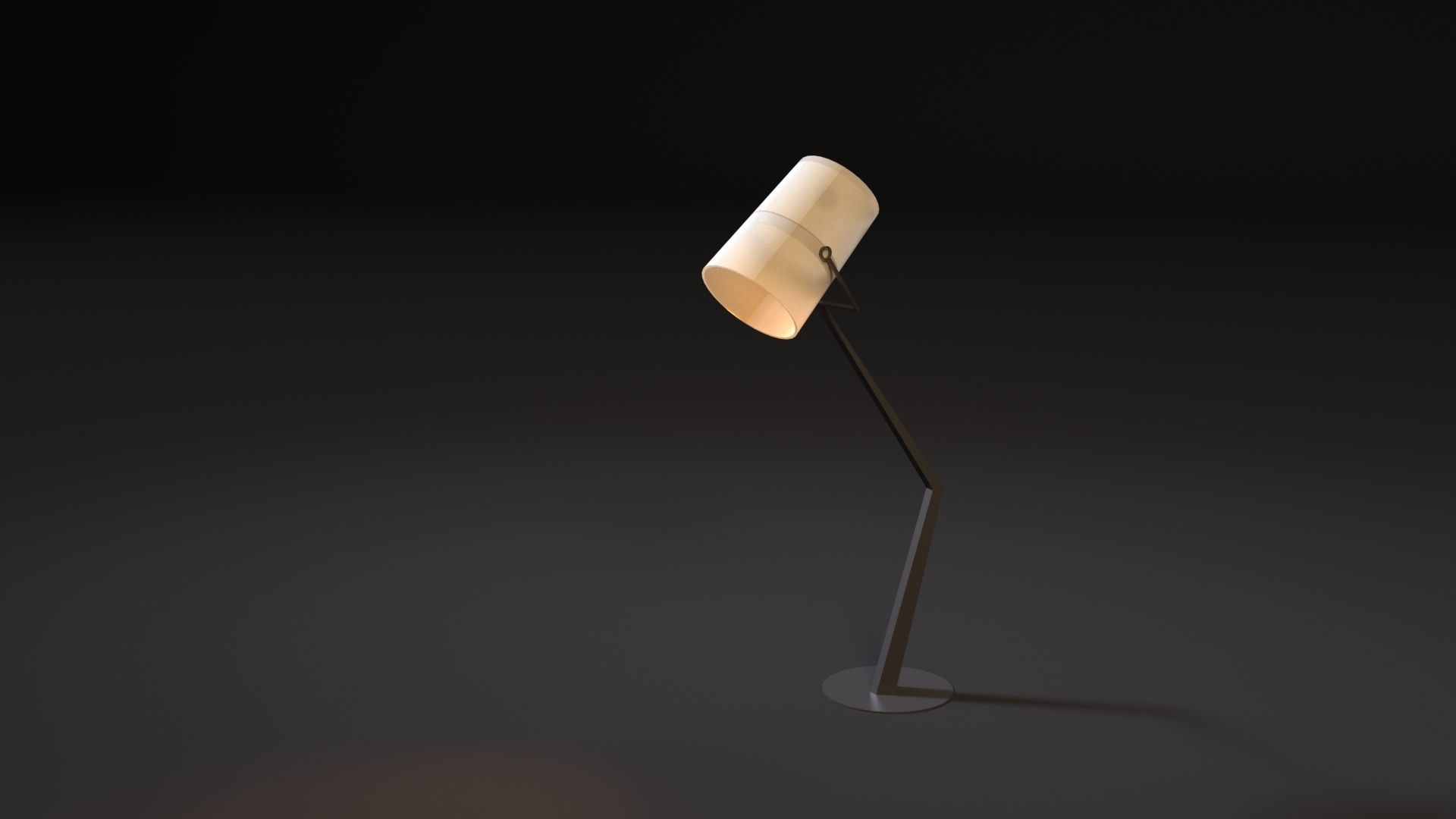 floor lamp 3D model_2